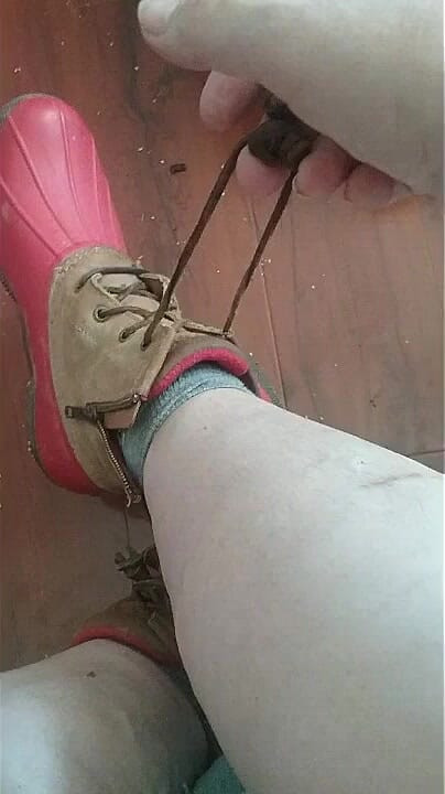 Photos of My Feet in Boots Socks and Bare