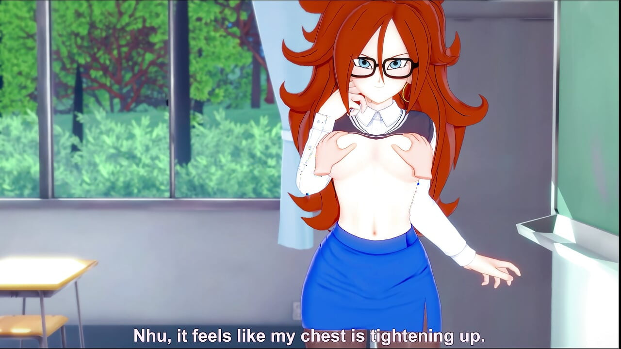 O professor Android 21 fode com Gohan na sala de aula - DragonBall Zex Series