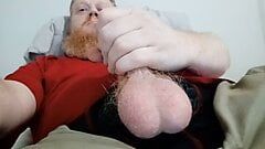 Stroking my Big Cock for you JohnnyRed883 Big Dick Ginger Redhead Fire Crotch Auburn.