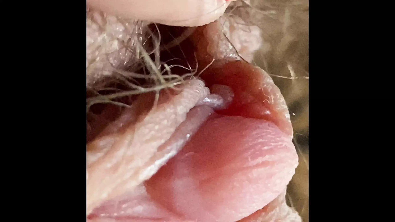 Extreme closeup Big clit 4k