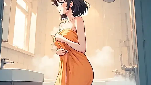 18 yaşındaki anime kızın sansürsüz videosu, Kiidzy Animates'in yakın çekiminde 3 boyutlu çizgi film, yapay zeka tarafından oluşturulan çizgi film içeriği 3D Animasyon
