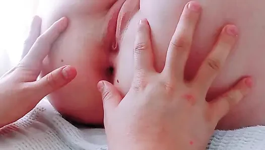 stepfather waking her up, making her pussy wet while she moans