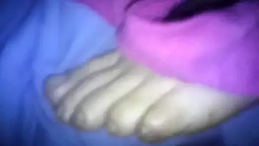 cum on wife feet