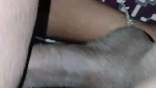The newlywed lets her husband suck a good cock on the second night