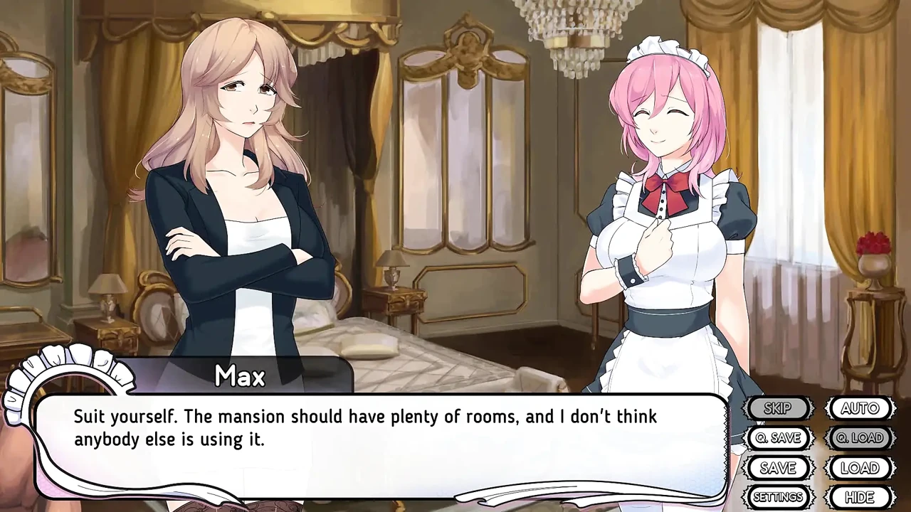 Maid Mansion: cock sucker house maid, cumshot in mouth, Hentai ep.2