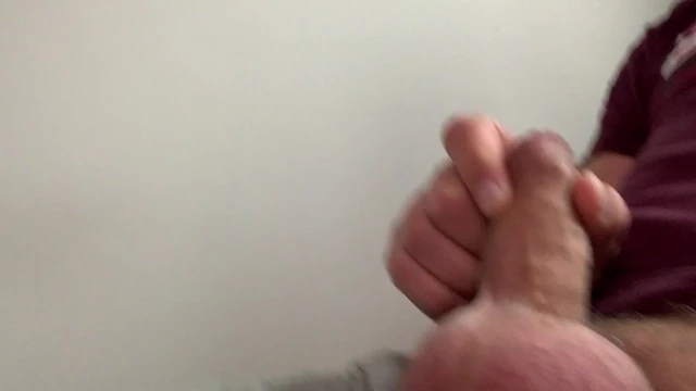Hot gay jerks his small cock