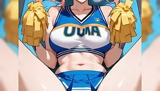 What big tits my girlfriend the cheerleader has, I fuck her after a game at her university