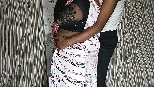 Heiße sari-romantik und romantik, zeit und sex