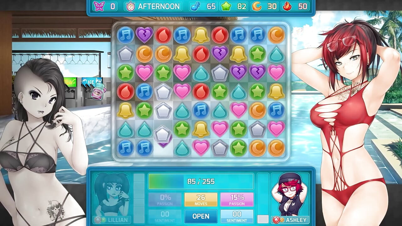 Huniepop 2 - encontro duplo - parte 5 sexy modelo babes por Loveskysan