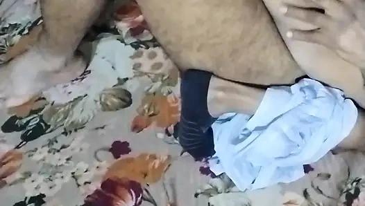 Beautiful school girl first time sex with his lovely boyfriend