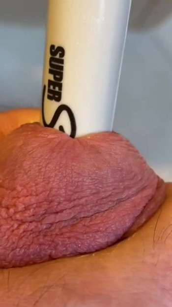 Unforgettable moment from "Super Sharpie urethral sounding"