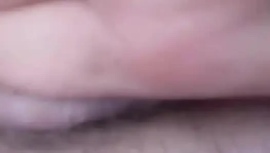 Playing in his cum