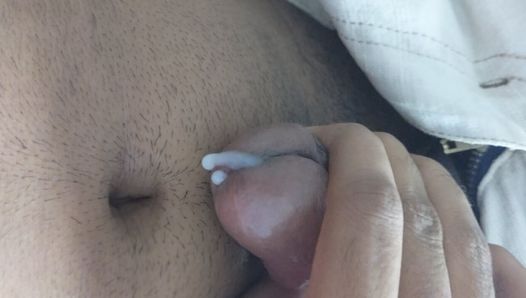 Pakistani Gay satisfying  my Self Aaaah!!!! What a feeling someone lick my cum and kiss me .