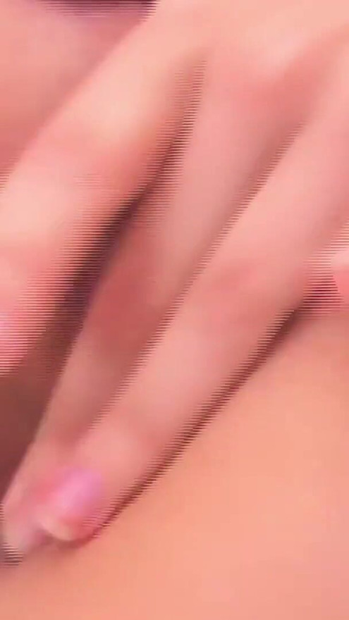 Bubble Ass Brunette Cofi Milan Strokes That Sweet Pussy & Nipples! | Clip 1