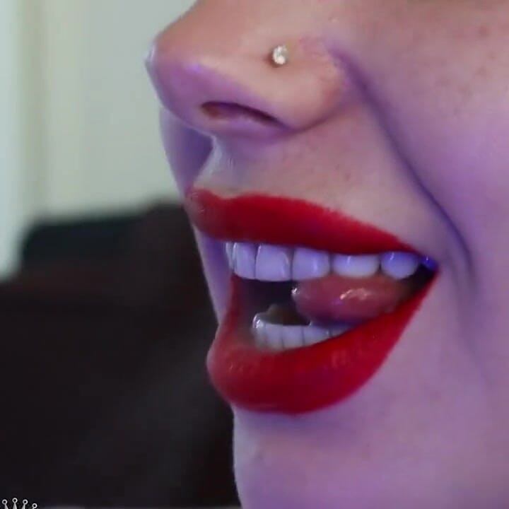 Grab Your Cock and Join Me for an Amazing Smoking Sesh. You're Obsessed with Smoking and Beautiful Big Red Lips! Different Sides