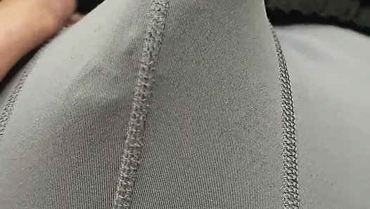 I cum inside a condom then in my Nike compression boxers