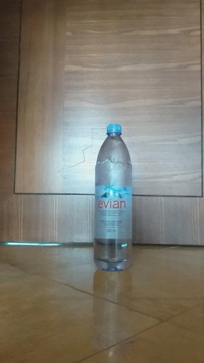 Evian bottle fuck