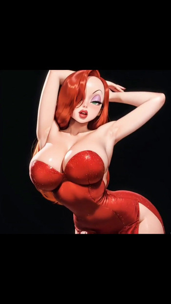Epic moment from "Jessica Rabbit Sensual Dance"