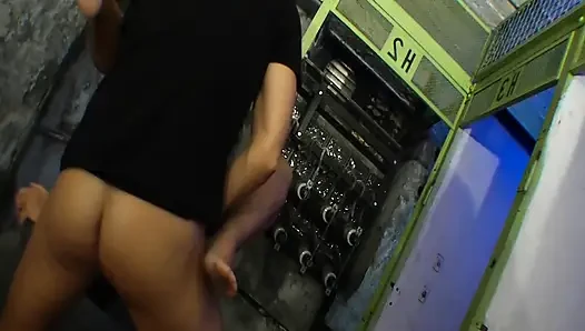 Factory Fisting Frenzy - Mature Blonde Stretched Wide Open