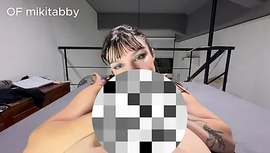 POV SLUT Sucking dick soooo sexy