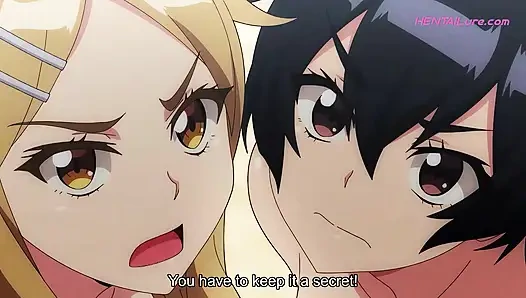 Adam Tries to Stay Calm but His Boner Gives Him Away as These Hotties Pushes the Moment Into Hot Sex