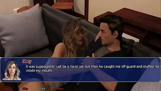 The office wife #24 - Stacy got fucked by the guys at work...Jason fucked stacy in the car and a stranger joined in.