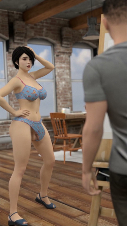 Fucking a TS Art Model