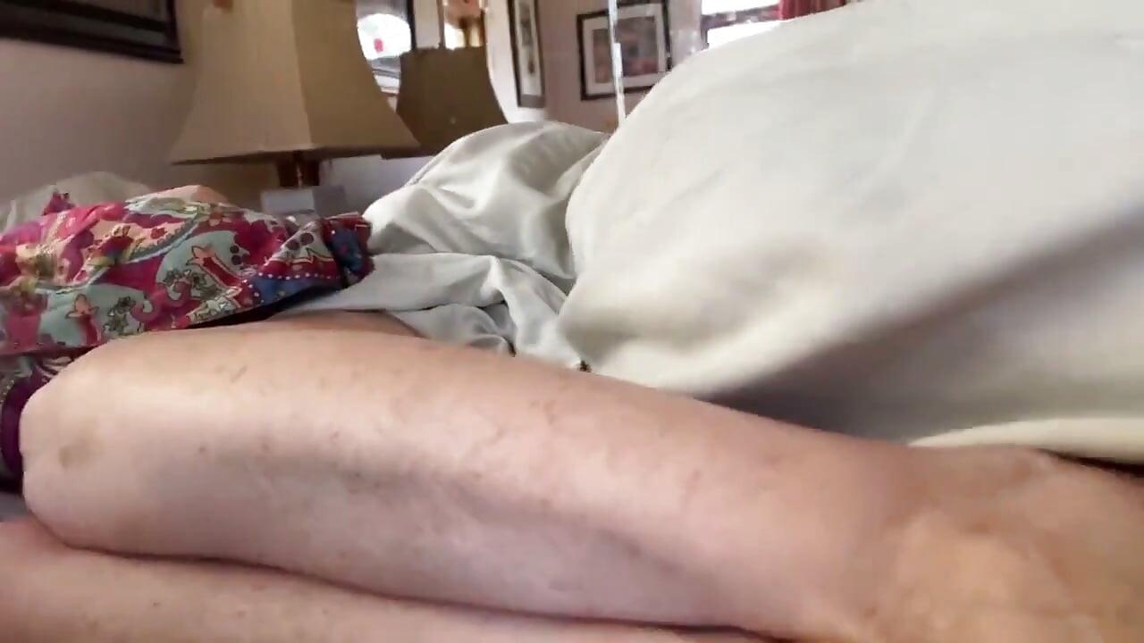 Step Aunt Ann Wakes Me up with Mature Moaning Footjob JOI
