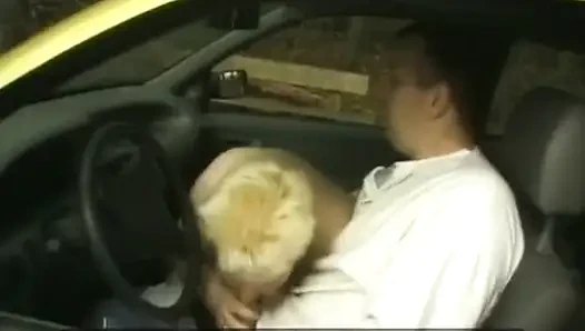 Chubby German MILF Got Her Pussy Fingered and Licked in Car