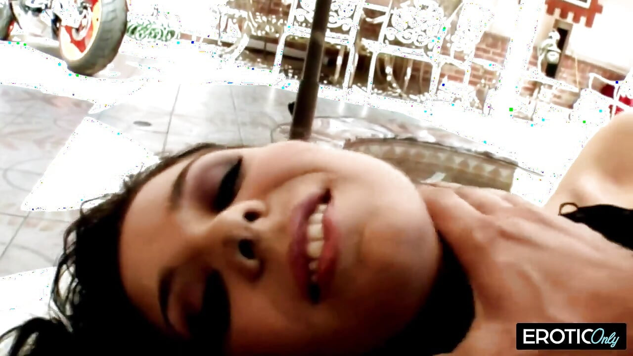 Brunette in Fishnets Takes Thick Cock and Facial