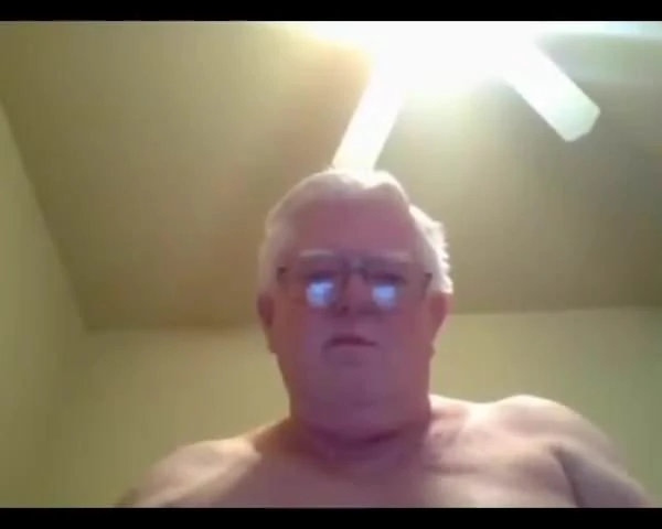 grandpa stroke on webcam