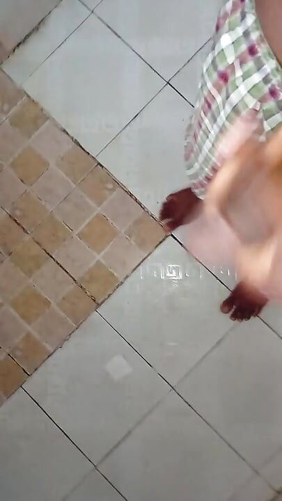Massaging my dick