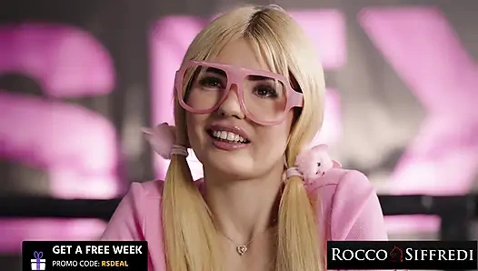 ROCCO SIFFREDI - die süße luna Bbunny wird von riesigem schwanz auf der luft zerstört