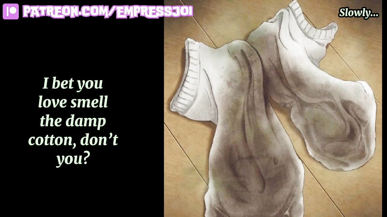 Femdom Hentai JOI: You are Addicted to my Superior Smelly Socks...