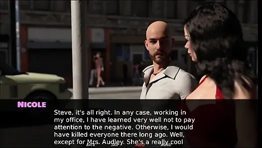 Game seru #3 nicole ngocok kontol steven di luar ruangan... Steven ngentot Nicole di atap.