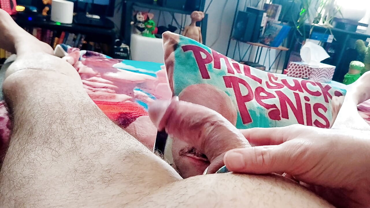 phil the CockSucker gooning Solo masturbating,big dick , gay man