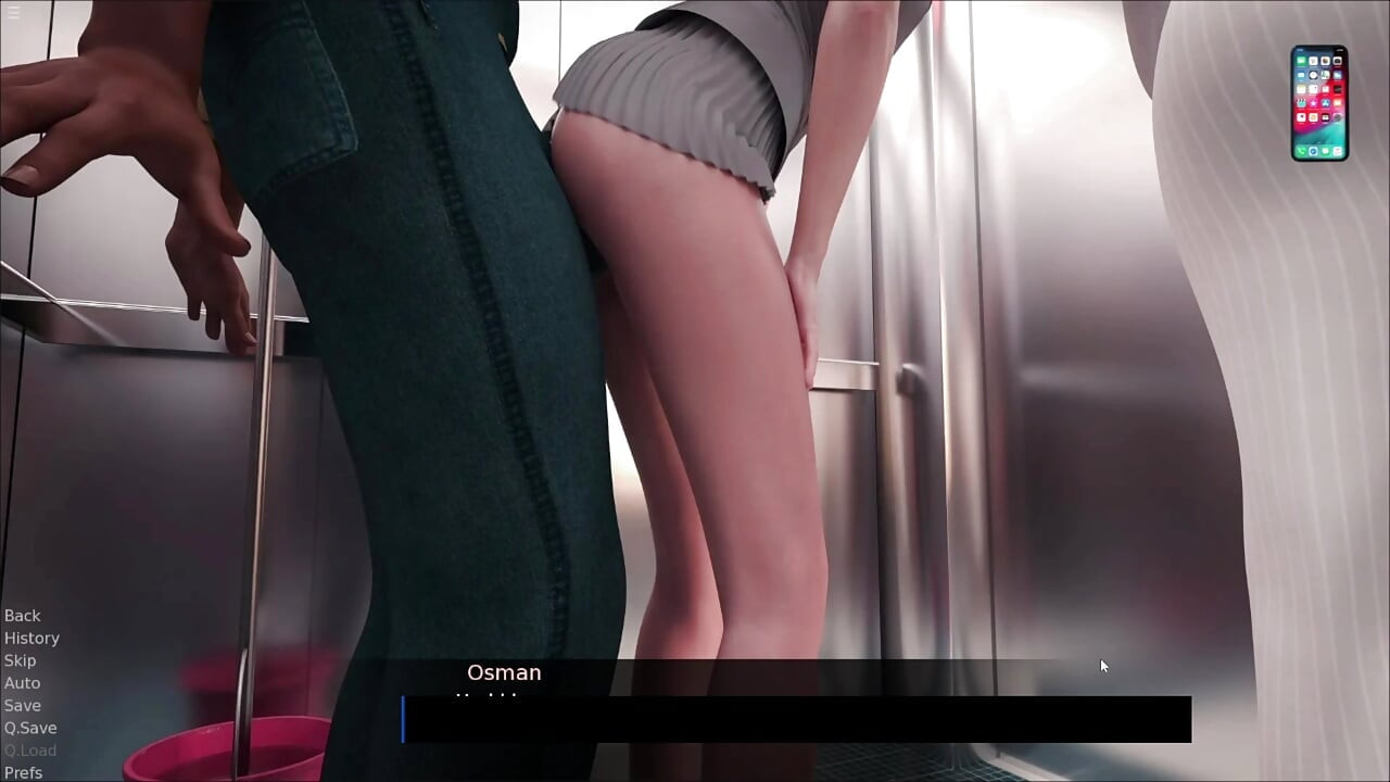 Yasmin Caught Her Stepsister Riya Having Fun With Old man In Lift