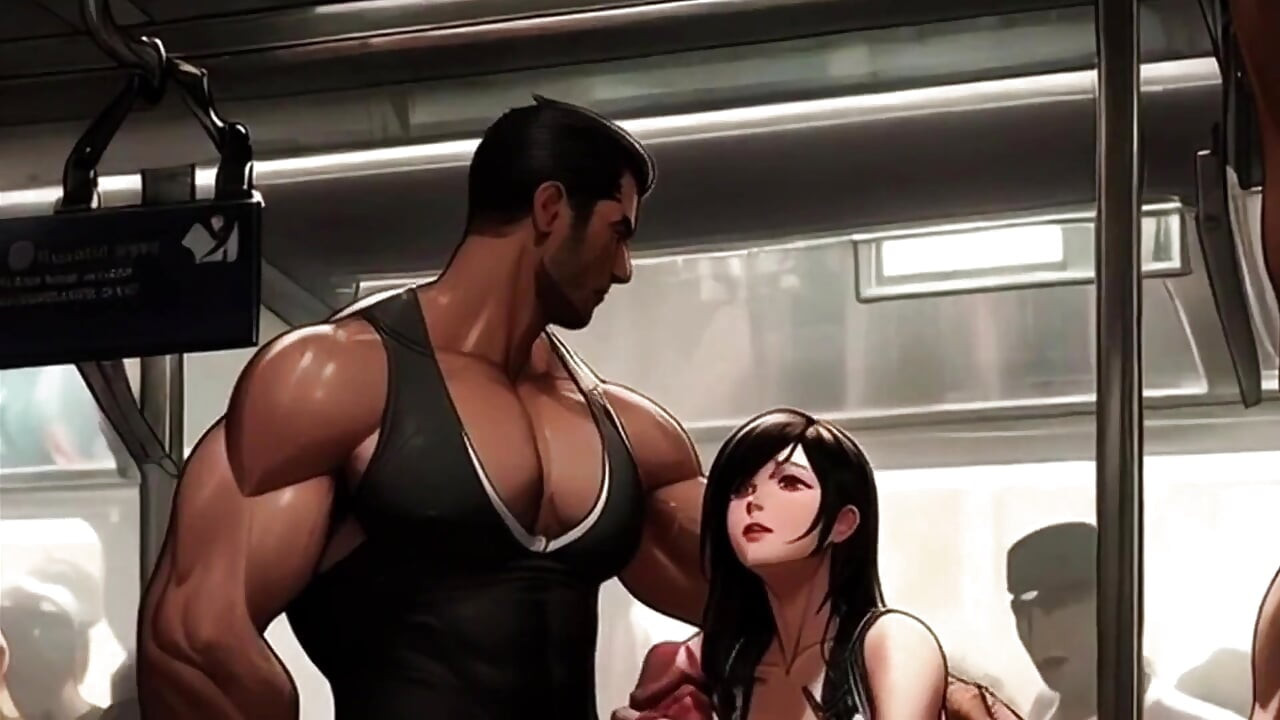 Tifa Meets a New Penis on the Train