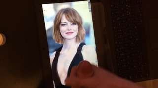  Emma Stone Cum Tribute