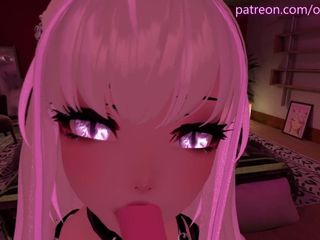 Beautiful POV Blowjob in VRchat - with Lewd Moaning and ASMR