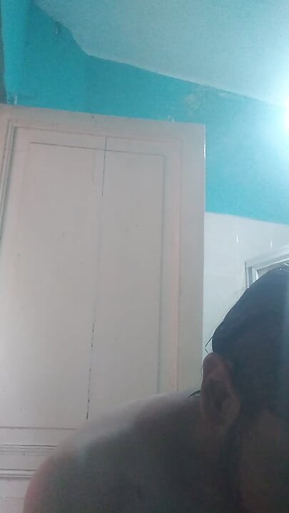 Washing my face in the morning