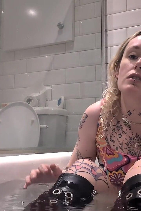 Wet Boot Fetish and Clothed Bath My Dirty Secret After a Bad Date
