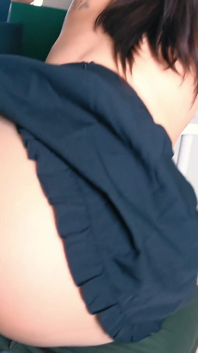 Iconic moment from "clumsy secretary gets fucked like a slut instead of being fired!"