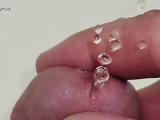 Duşta işeme sidik deliği derlemesi