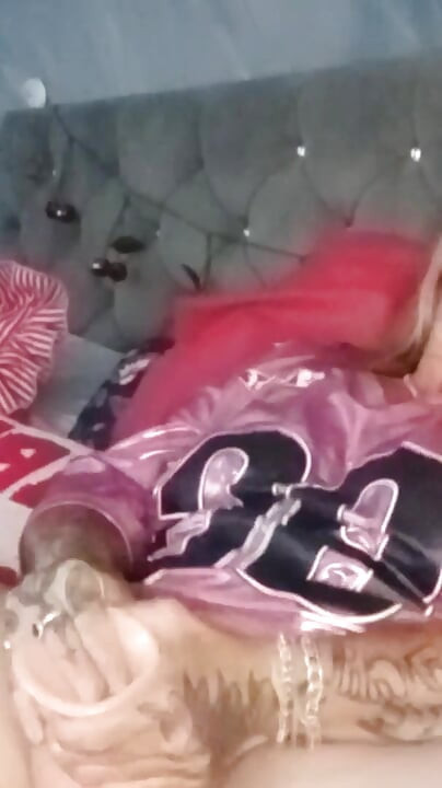 Pink Wet Look with Fisting Toy