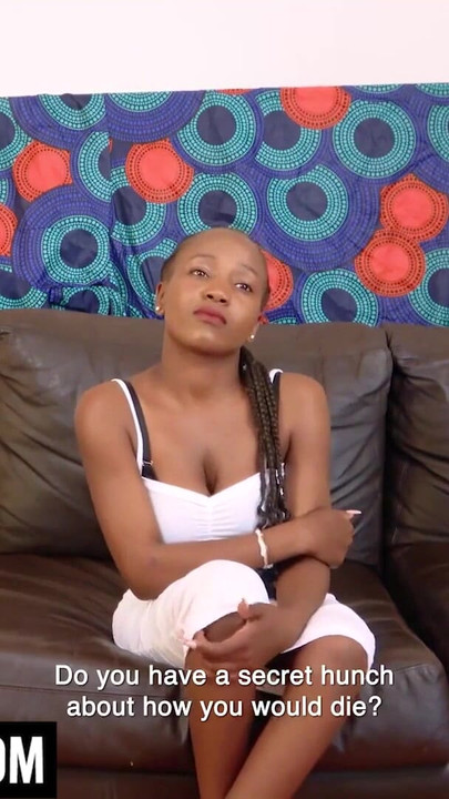 Iconic moment from "Amateur Ebony Model SLAMMED By BWC American Producer In Couch Casting"