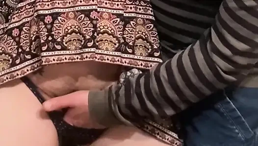 Stepbrother's Sexual Fantasy - Fingering Pussy