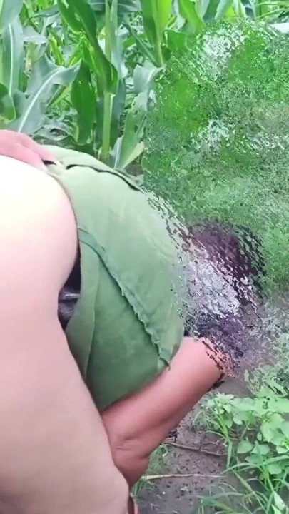 Indian desi girl outdoor sex with brother in law doogy | Clip 1