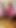 Danae as 3D cartoon character in hot pink minidress