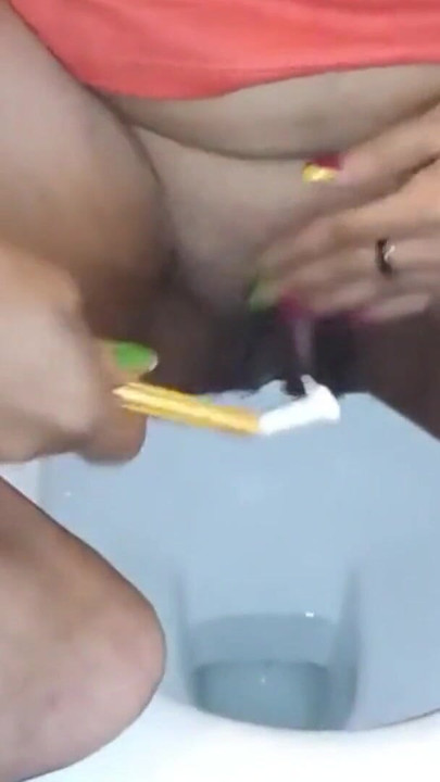 Must-share moment from "Indian Girl Shaving Her Pussy in bath room"